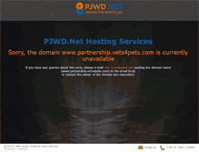 Tablet Screenshot of partnership.vets4pets.com