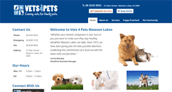 Desktop Screenshot of mawsonlakes.vets4pets.com.au